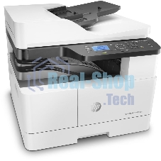 МФУ лазерное HP LaserJet MFP M443nda (8AF72A), A3, ч/б, печ. до 25 стр/мин. (А4) до 13 стр/мин. (А3), скан. до 21 стр/мин., 1200 x 1200 dpi (печать) 600x600dpi (скан.), USB, RJ-45