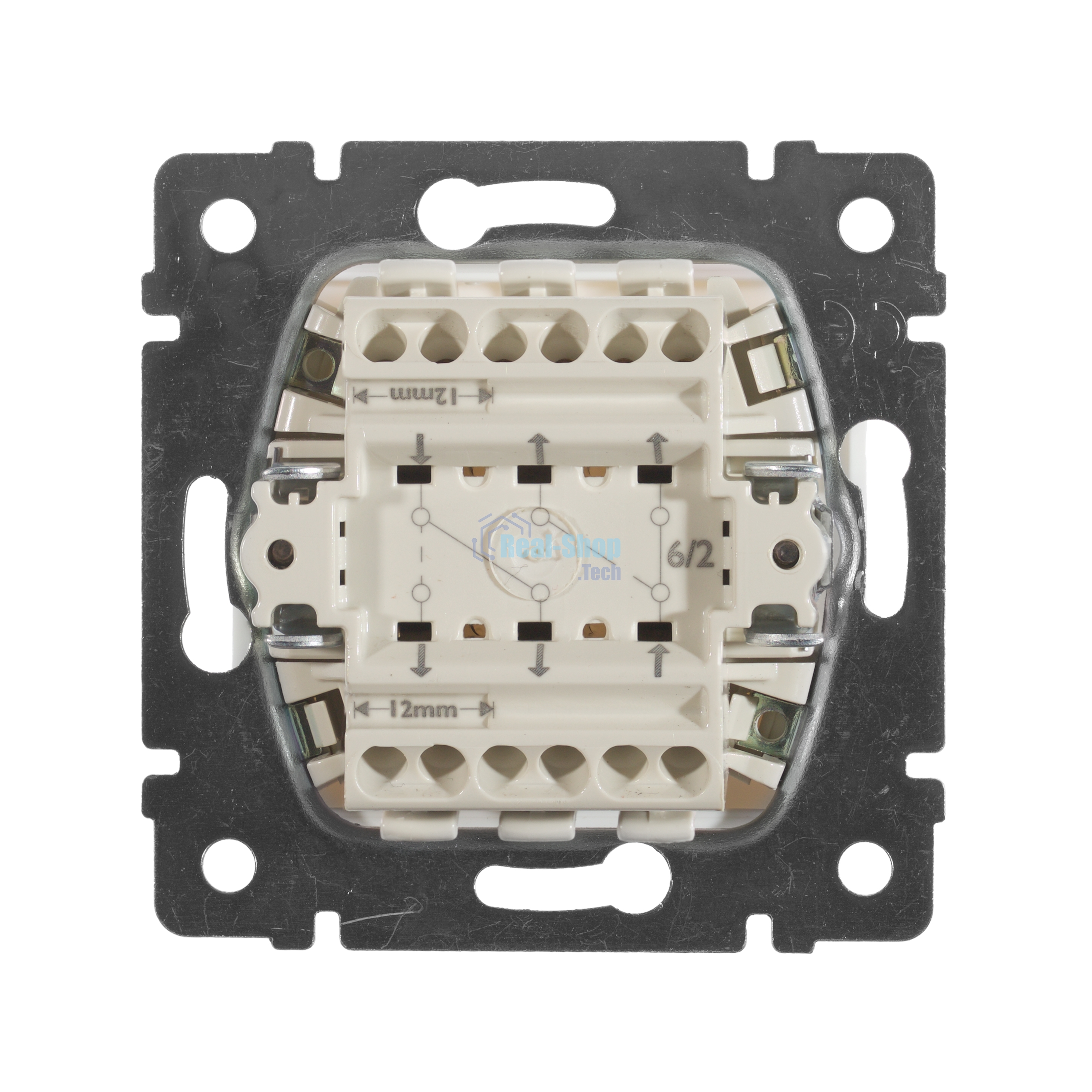 Переключатель Legrand 774408 2напр 2клав 10A Valena белый