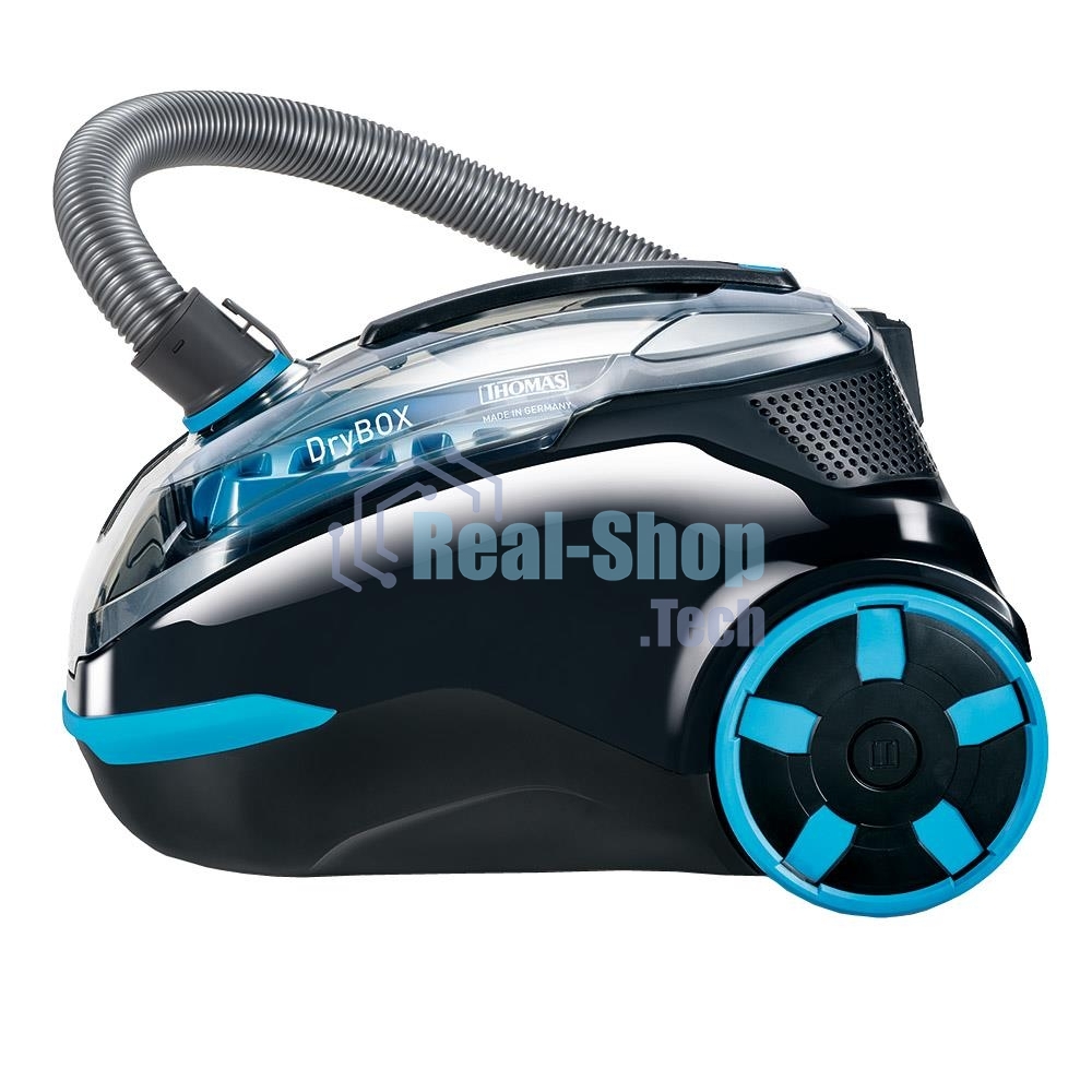 Пылесос Thomas DryBOX черный/синий, 300/1700Вт, уборка сухая, пылесборник контейнер 2.1 л
