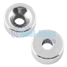 Неодимовый магнитный диск Rexant 10х3 мм с зенковкой 7х3,5 мм (упаковка 6 шт.)