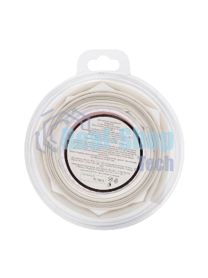 Трубка термоусаживаемая Rexant 6.0/3.0мм белый ролик 2.44м