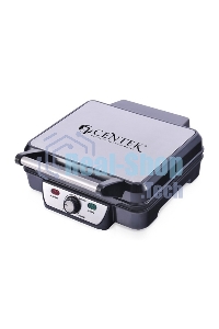 Гриль контактный электрический Centek CT-1463 1800 Вт, 2 жаровни 280х230 мм, антипригар, нагрев 240 гр, нерж отдел