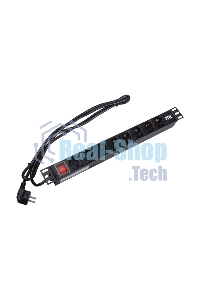 Блок распределения питания ITK PH12-8D1-P гор.размещ. 8xSchuko базовые 16A Schuko 2м