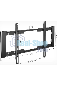 Кронштейн для телевизора Holder LCD-F6910-B черный, 32-70