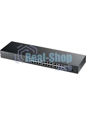 Коммутатор Smart L2 Zyxel GS1900-24, rack 19