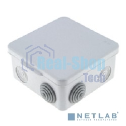 Коробка распаячная КМР-030-014 наружная с крышкой 100х100х55 АБС 8 мембранных вводов IP54 EKF plc-kmr-030-014