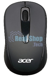 Мышь беспроводная Acer OMR133 черный, 1000 dpi, радиоканал, USB, кнопки - 3