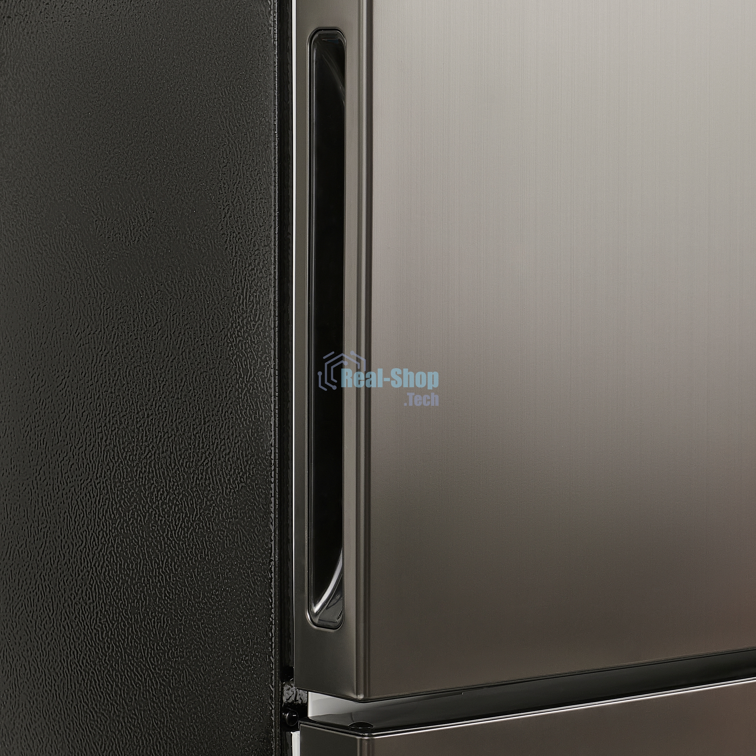 Холодильник Maunfeld MFF200NFSB10 Inverter черный двухкамерный 271/106 л морозилка снизу, NoFrost