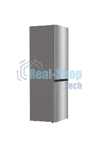 Холодильник Gorenje NRKE62XL серебристый металлик двухкамерный 203/99л морозилка снизу, No Frost