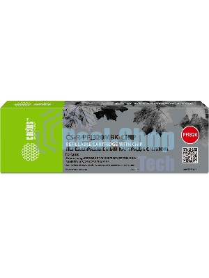 Картридж перезаправляемый струйный Cactus CS-R-PFI320MBK-CHIP PFI-320 черный матовый (260мл) для Canon imagePROGRAF TM-200/200MFP/205/300/300MFP/305/250/255/350/355 с чипом