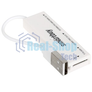 Картридер Smartbuy белый (SBR-717-W)