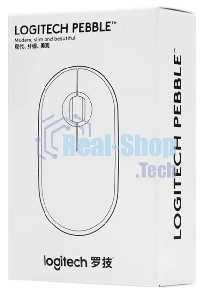 Мышь беспроводная Logitech Pebble M350 графитовый, 1000 dpi, радиоканал, Bluetooth, USB, кнопки - 3