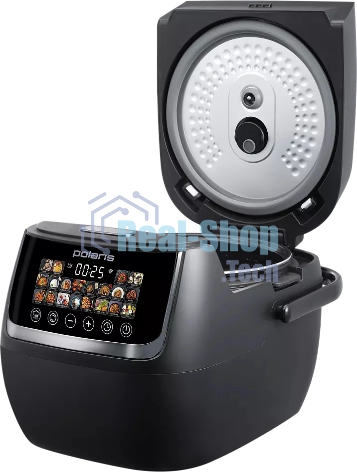 Мультиварка Polaris PMC 0515 WIFI IQ Home черный/серебристый, 5 л, 1050 Вт, сенсорное, 20 программ