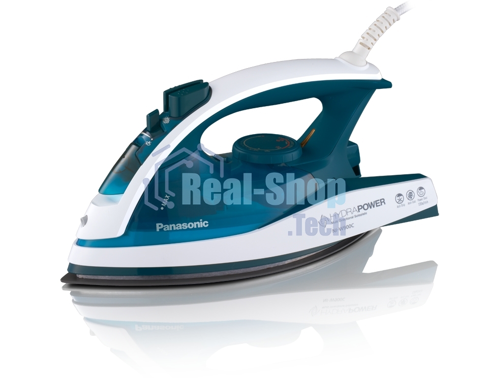 Утюг Panasonic NI-W900CMTW 2400Вт белый/голубой