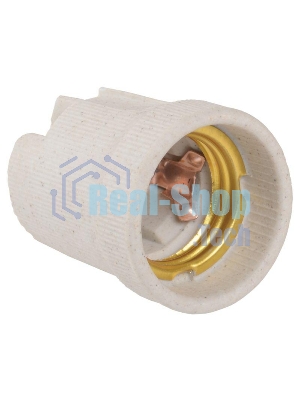 Патрон Iek EPC10-04-01-K01 Пкр27-04-К43 подвесной керамический, Е27, стикер на изделии, IEK