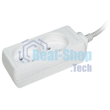 Удлинитель 2х3 м без заземл. 10А IP20 У2 2P 2х0.75 ИЭК WYP10-06-02-03-N