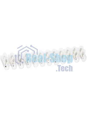 Колодка клеммная Navigator 6х25кв.мм 12пар NTB-UPE-S12-60/WH полиэтилен бел.