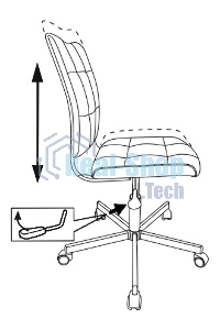 Кресло компьютерное Бюрократ CH-330M/VELV20 без подлокотников, молочный, крестовина металл