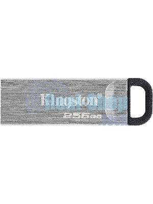 Флешка USB Kingston DataTraveler KYSON (DTKN/256GB), 256Gb, USB 3.2 Gen 1, R/W 200/60, серебристый/черный