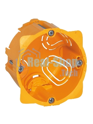 Коробка Batibox для сухих перегородок 1п гл. 60 мм 080061 Legrand - винт/захват - 1-местная - глубина 60