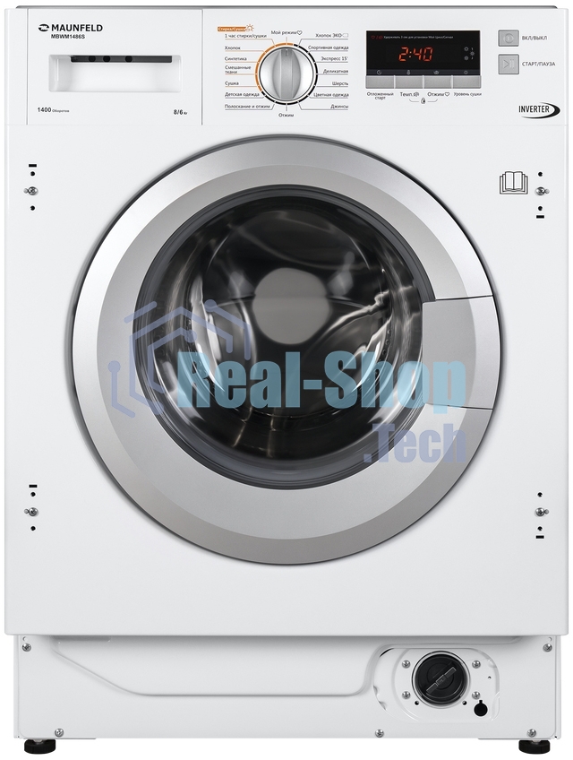 Встраиваемая стиральная машина Maunfeld MBWM1486S с сушкой