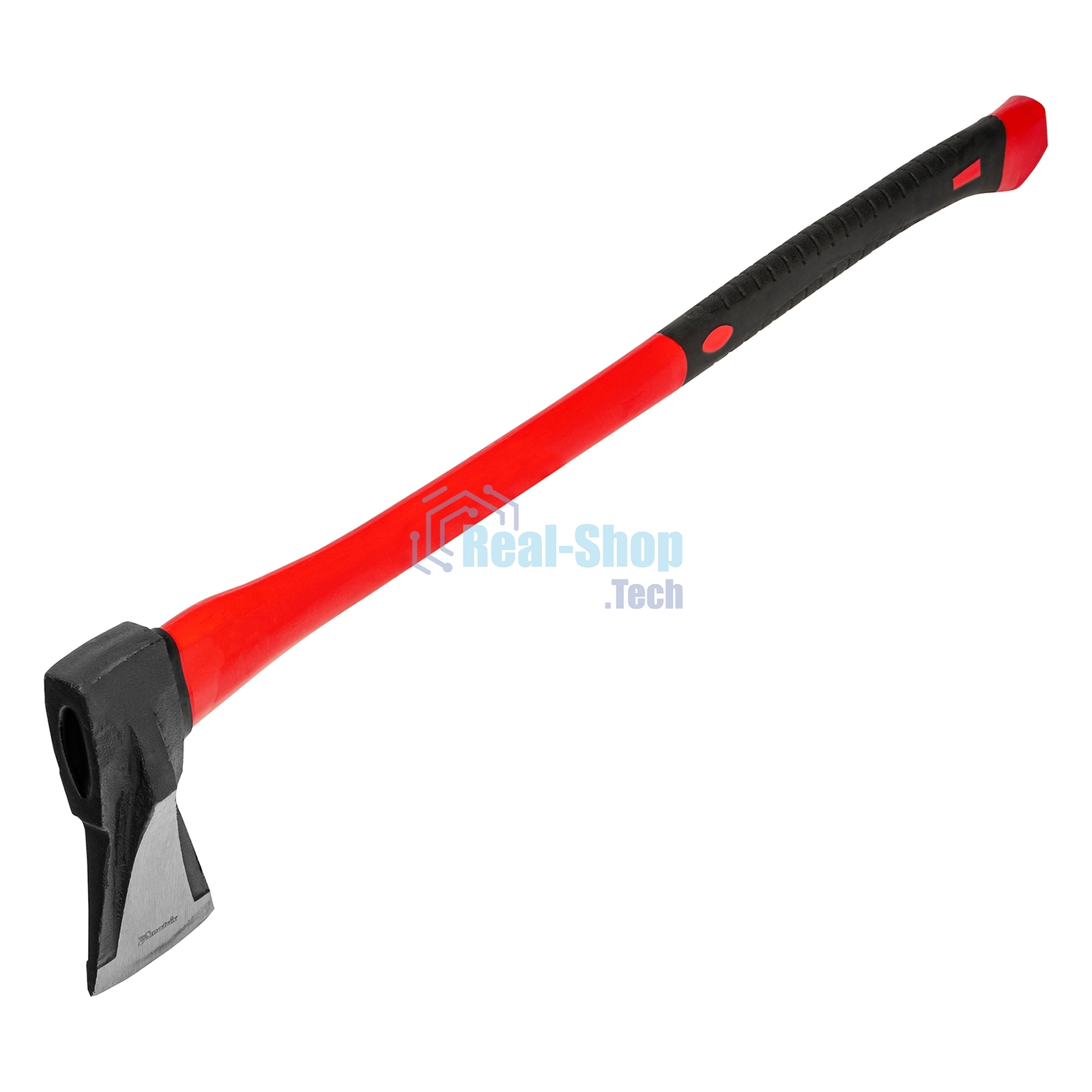 Топор-колун Matrix с клиновидным полотном 2500 г, фибергласовое обрезиненное топорище 880 мм