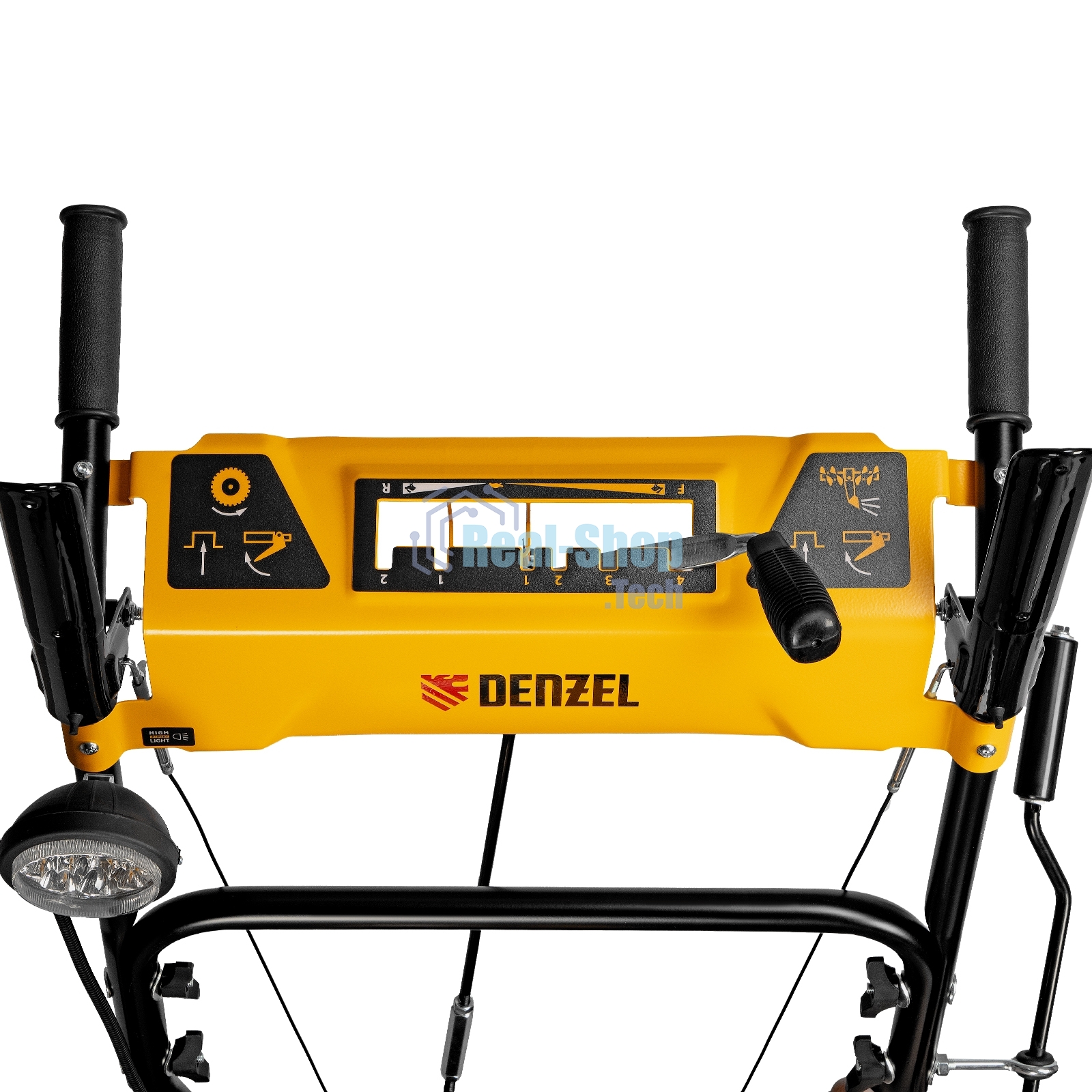 Бензиновая снегоуборочная машина Denzel SBM 610, 212cc, ручной старт, фара