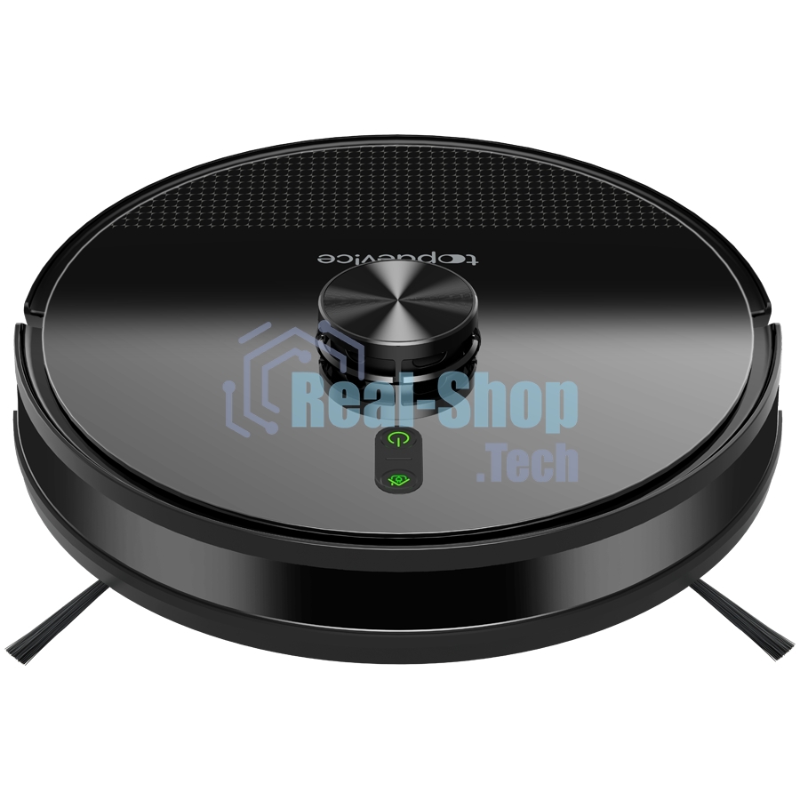 Робот-пылесос TopDevice TDSRC003_BK черный, 40 Вт, 2600 мА·ч Li-Ion, уборка влажная/сухая, пылесборник контейнер 0.4 л
