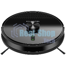 Робот-пылесос TopDevice TDSRC003_BK черный, 40 Вт, 2600 мА·ч Li-Ion, уборка влажная/сухая, пылесборник контейнер 0.4 л