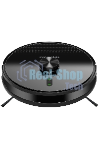 Робот-пылесос TopDevice TDSRC003_BK черный, 40 Вт, 2600 мА·ч Li-Ion, уборка влажная/сухая, пылесборник контейнер 0.4 л