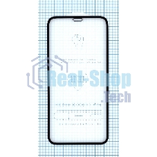 Защитное стекло 6D для Apple iPhone X/XS черный
