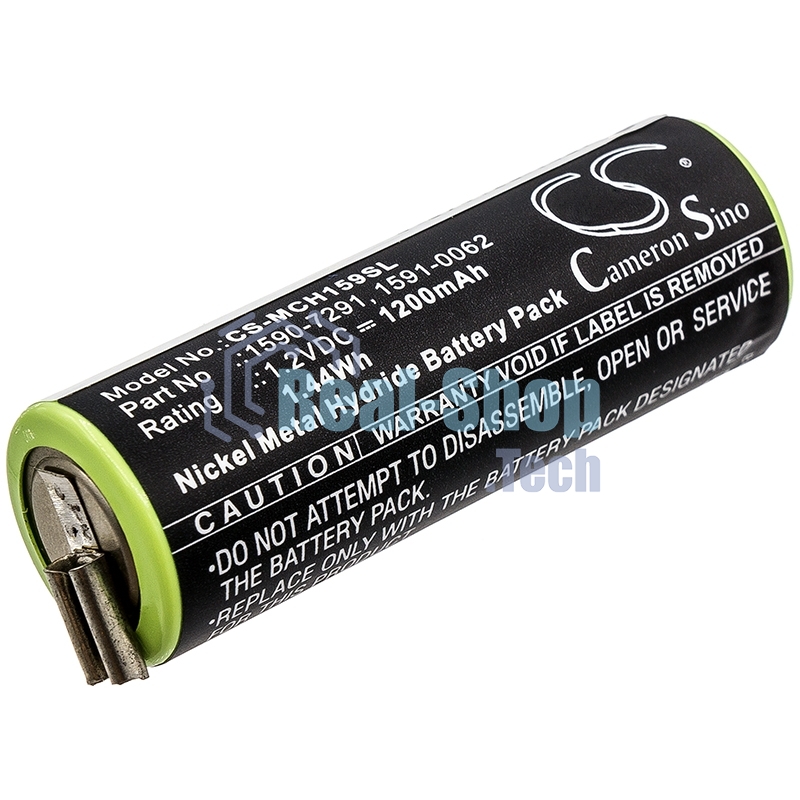 Аккумулятор CameronSino CS-MCH159SL для Moser ChroMini 1591 1200mAh, 1.2V, Ni-MH