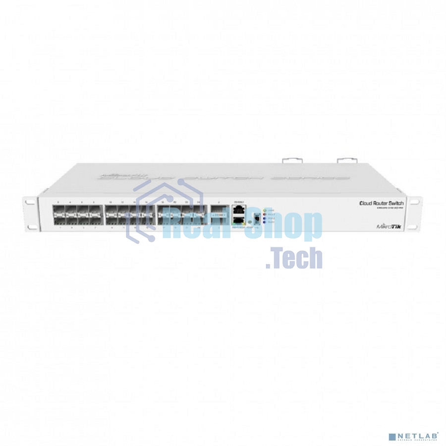 Коммутатор в стойку MikroTik CRS326-24S+2Q+RM, 24х SFP+, 2x QSFP+