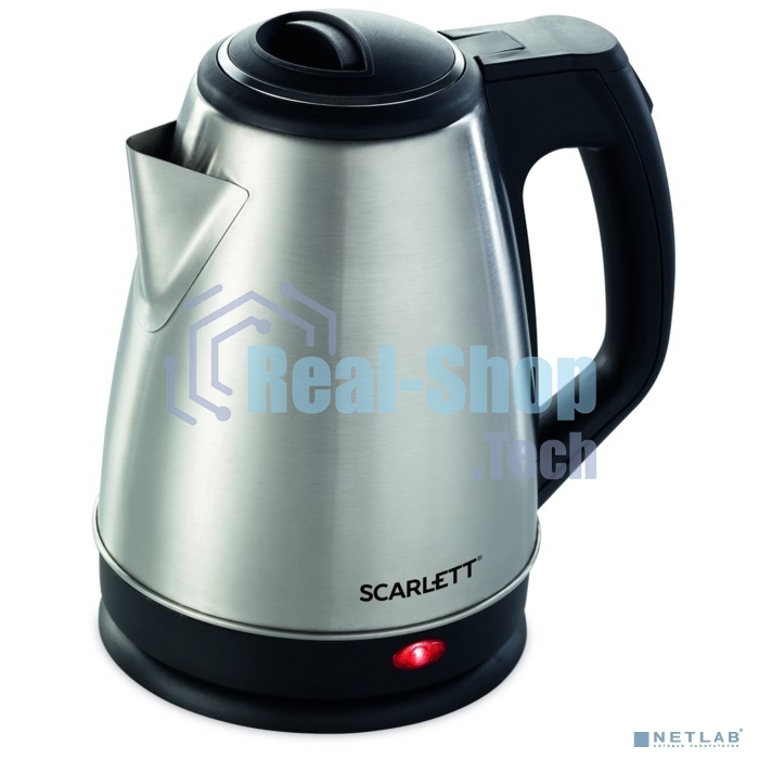 Чайник электрический Scarlett SC-EK21S25 1.5л. 1350Вт серебристый (корпус: нержавеющая сталь)