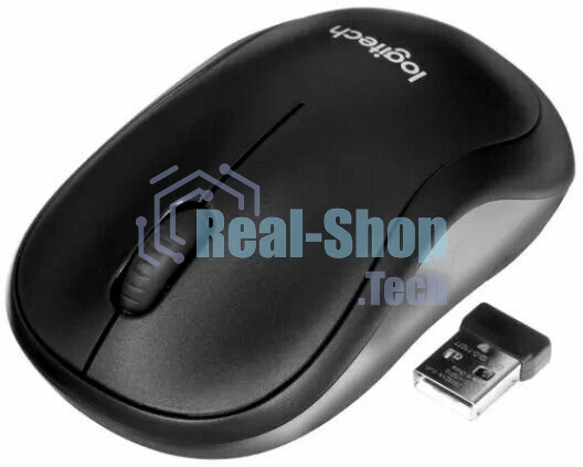 Мышь беспроводная Logitech B220 Silent черный, 1000 dpi, радиоканал, USB, кнопки - 3