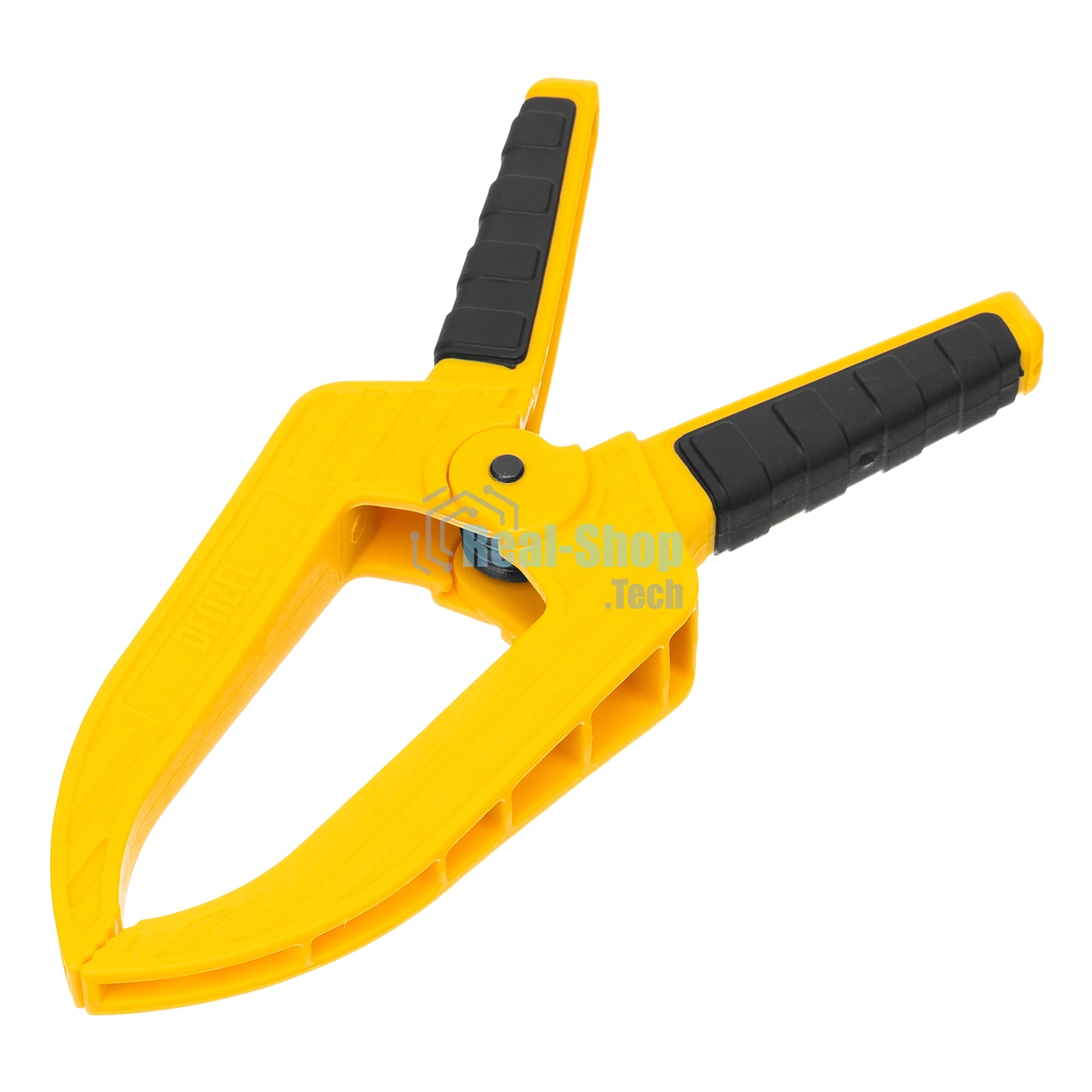 Струбцина клещеобразная Denzel удлиненная 50 х 80 мм двухкомпонентные рукоятки