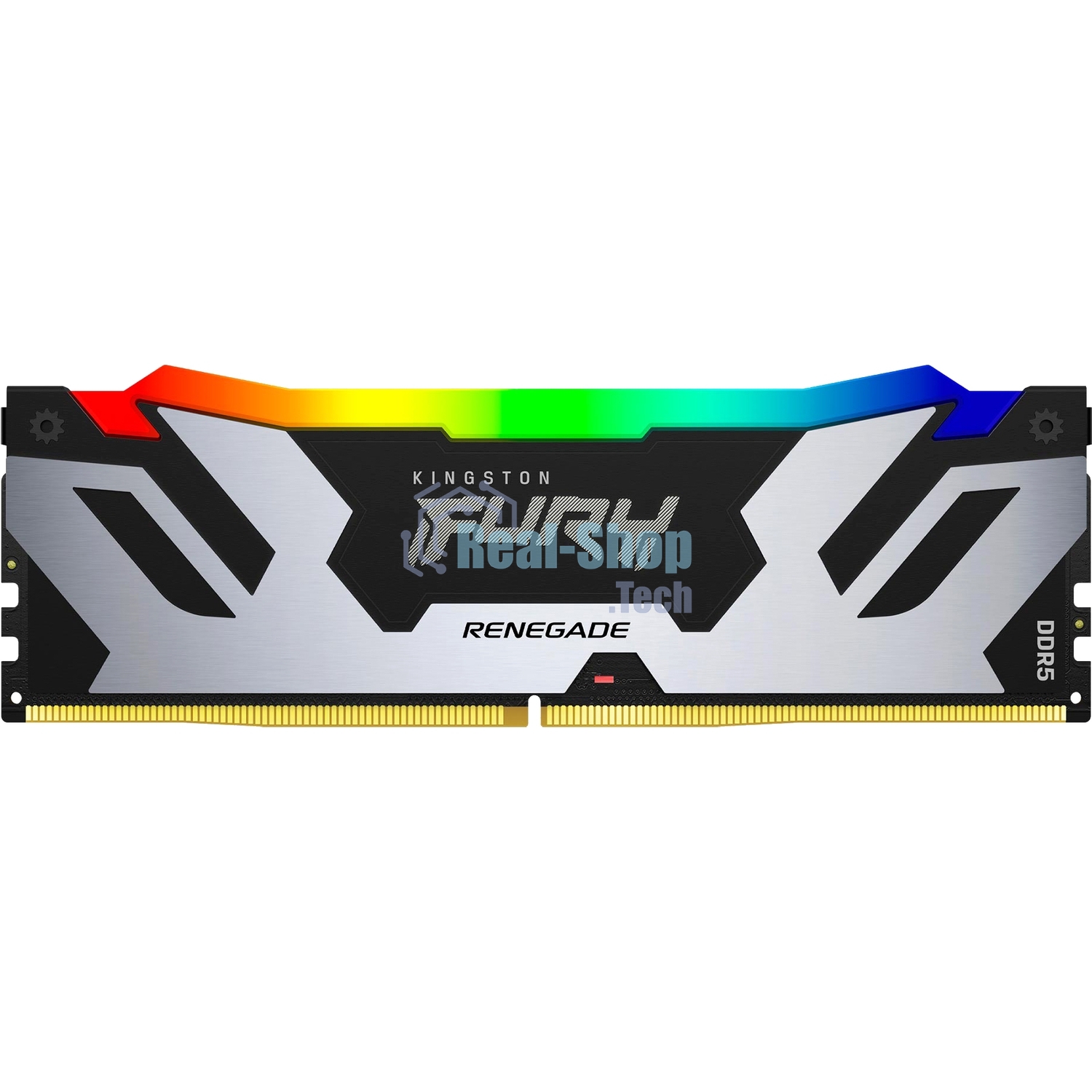 Оперативная память Kingston Fury Renegade, DDR5, 16Gb (1x16Gb), 7200MHz, CL38, DIMM, радиатор, RGB, черный