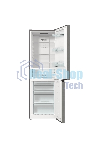 Холодильник Gorenje NRKE62XL серебристый металлик двухкамерный 203/99л морозилка снизу, No Frost