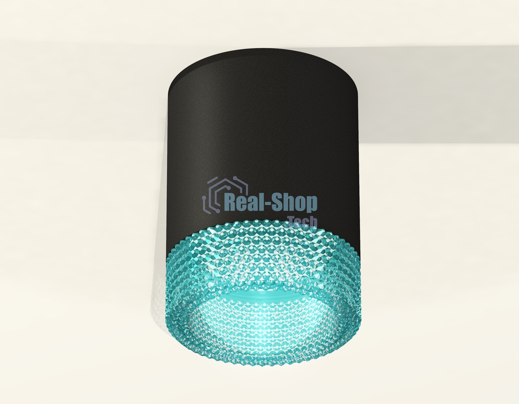 Светильник Ambrella Light XS6302043 SBK/BL черный песок/голубой MR16 GU5.3 (C6302, N6153)