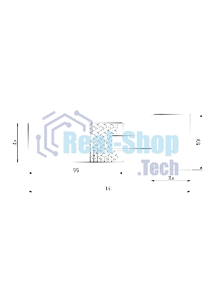 20097/1 LED / настенный светильник / черный