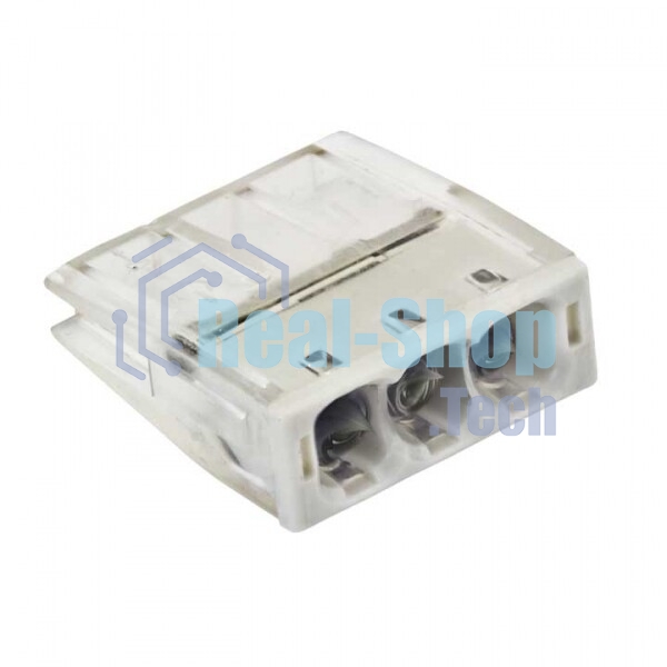 Клемма СМК 2273-243 (с пастой) 3 отверстия 0.5-2.5 кв.мм (уп. 100 шт) PROxima EKF plc-smk-2273-243