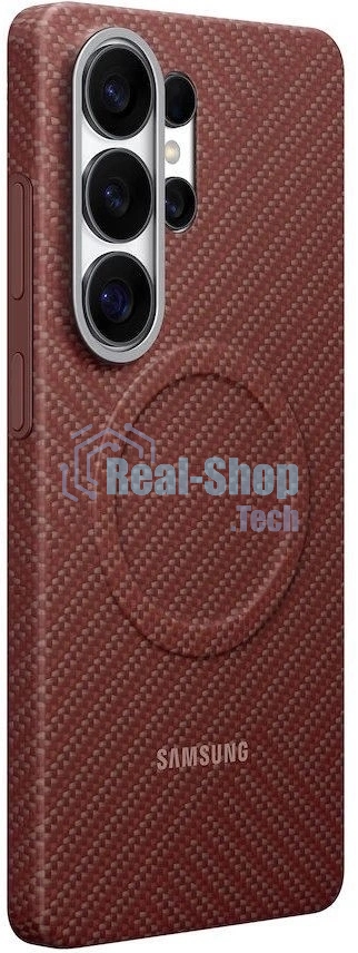 Чехол-накладка Carbon Magnet Case Samsung S26 Ultra(S948) (EF-KS948SREGRU) Coralred