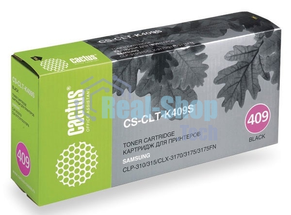 Картридж лазерный Cactus CS-CLT-K409S черный (1500 стр.) для Samsung CLP-310/315/CLX-3170/3175/3175FN
