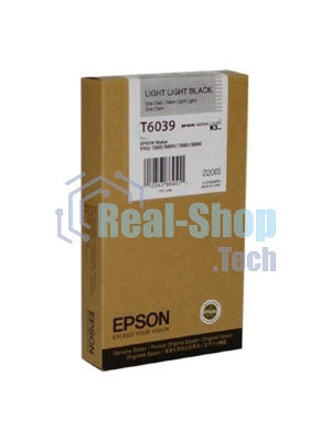 Картридж струйный Epson C13T603900 светло-серый для Epson Sty Pro 7800/9800/7880/9880 (220мл)