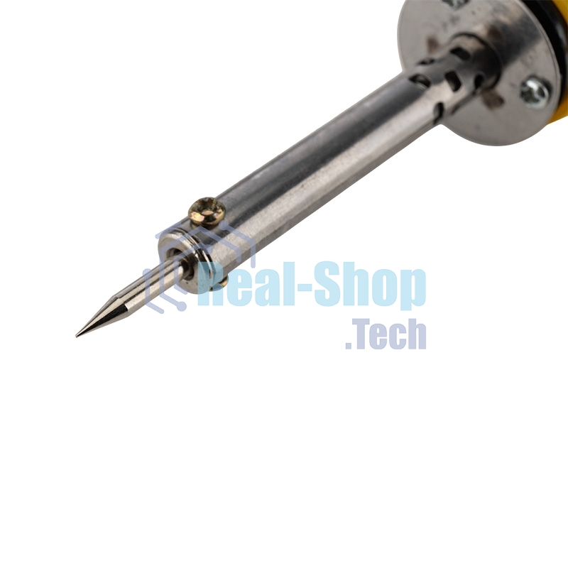 Набор для пайки Rexant №4 (паяльник 30 Вт, оловоотсос, подставка, припой, губка)