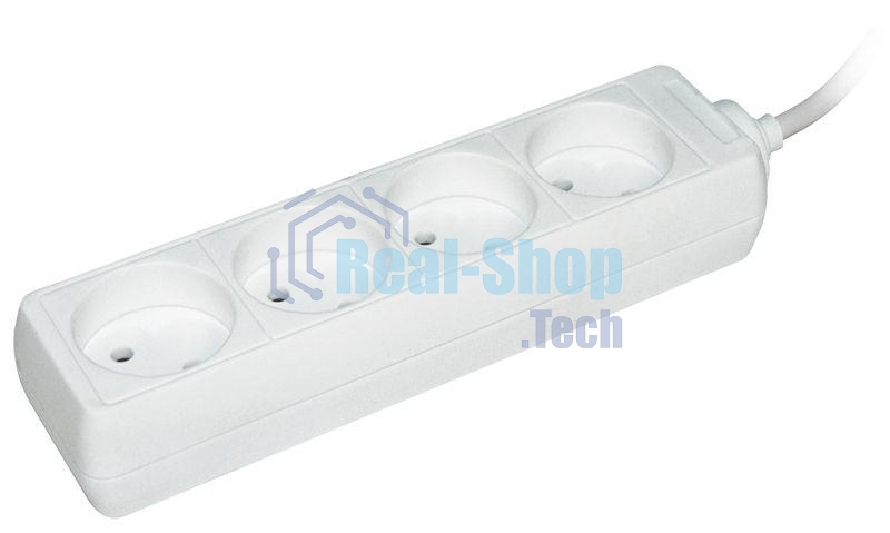 Удлинитель 4х3 м без заземл. 10А IP20 У4 2P ИЭК WYP10-06-04-03-N