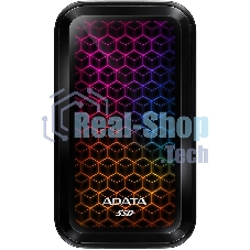 Внешний SSD ADATA SE770G, 1TB, USB 3.2 Gen 2 Type-C, R/W 1000/800, черный