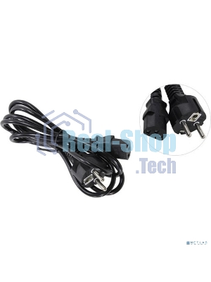 Кабель питания ExeGate Power PC-1,8P (Евровилка Schuko->С13) VDE-250V-3*0.5-CU, 6A, черный, 1.8м