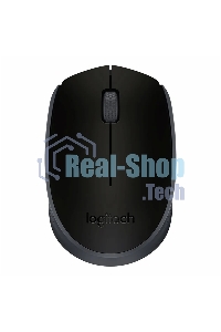 Мышь беспроводная Logitech M171 черный/серый, 1000 dpi, радиоканал, USB, кнопки - 3