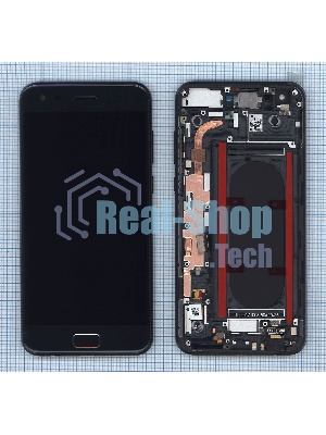 Дисплей для Asus ZS551KL с рамкой, серый